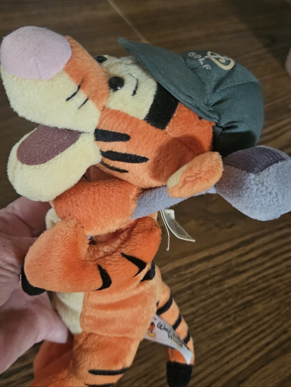 Walt Disney World Vintage Golfer Tigger Plush - Tag Attached